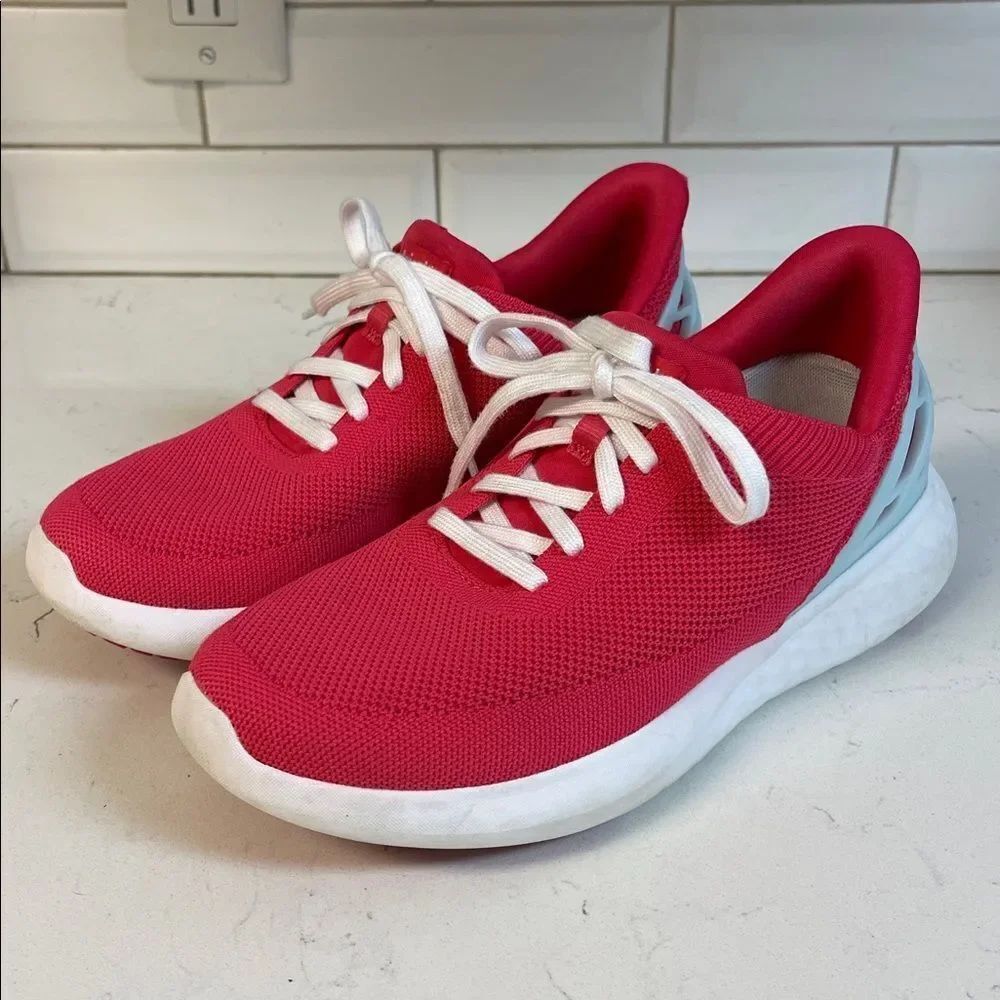 Kizik Athens Hands Free Slip On Watermelon Mesh Running Shoes Women Size 9